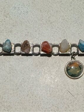Vintage Mt. Rushmore Multi-Stone Souvenir Bracelet